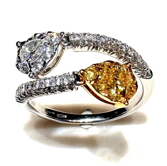 Anello Sommer Donna Charade in Oro bianco Diamante 0.62 Ct R318/04 - R318/04